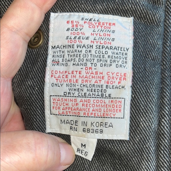 Men's Tan Trucker‎ Workwear Canvas Jacket M - Picture 6 of 11